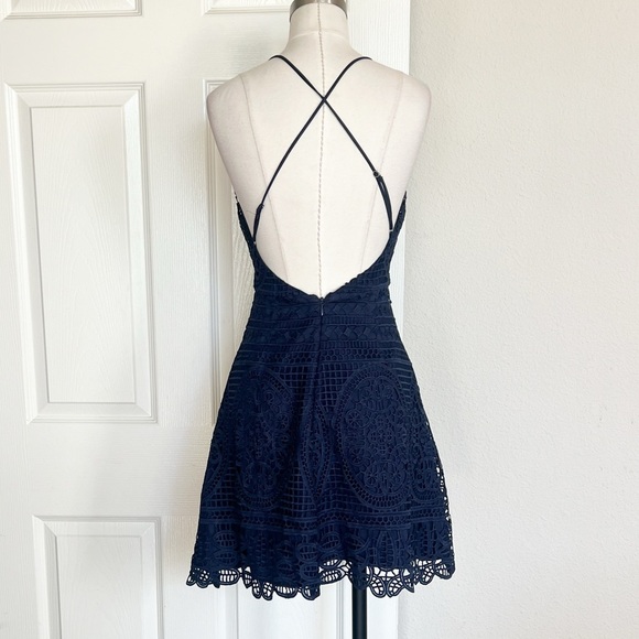 Lovers + Friends Orchard Navy Mini Dress - Picture 7 of 10